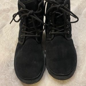 Ugg black suede boots size 9